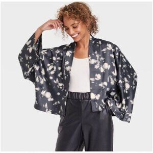 A New Day Floral Print Short Duster One Size